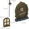 Relaxdays Porta degli elfi, set da 4 pezzi, 2 finestre Anteprima dell’immagine prodotto 4