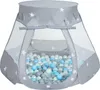 Selonis Spielzelt Kinder 105x90cm mit 100 Bunte bälle ∅6cm Produktbild-Vorschau 1