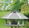 HABAU 2518 Vogelhaus Ottawa mit Silo und Ständer, grau-weiß Produktbild-Vorschau 5