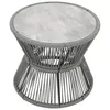 DEGAMO Beistelltisch Gartentisch ANCONA 56cm rund, Metall + Produktbild-Vorschau 1