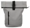 Rolltop-Rucksack mit Steckschnalle, Grau, gepolsterter Produktbild-Vorschau 2