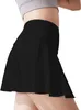 OKWISH Tennisrock, Schwarzer Fitness-Tennisrock für Damen, Produktbild-Vorschau 1