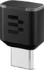 A black USB-C adapter with a silver USB-C connector. Produktbild-Vorschau