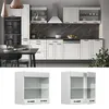 Küchenglasschrank Vicco R-Line Weiß Landhaus 60 cm, Model Produktbild-Vorschau 2