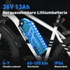 HITWAY E-Bike 27,5"*2.35 Fatreifen MTB, 36V 13 Ah, Shimano Produktbild-Vorschau 4
