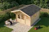 Gartenhaus Gabriel-34 mit Fußboden aus Holz, Gerätehaus Produktbild-Vorschau 3