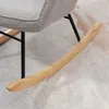 HOMCOM Schaukelstuhl, ergonomische Form, Echtholzkufen, bis Produktbild-Vorschau 9