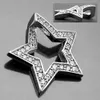 Anhänger 20mm Stern mit Zirkonias rhodiniert Silber 925 Produktbild-Vorschau 3