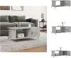 vidaXL Couchtisch Betongrau 90x50x40 cm Holzwerkstoff -  Produktbild-Vorschau 1