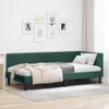 vidaXL Hoekbed met hoofdeinde, donkergroen, 90 cm x 200 cm, Productafbeelding-voorbeeld 2
