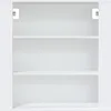 vidaXL Wandschrank Weiß 80x33x80 cm Holzwerkstoff Produktbild-Vorschau 3