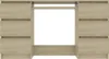 Scrivania Sonoma in rovere 140x50x77 cm in materiale ligneo Anteprima dell’immagine prodotto 2