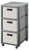 Rotho Rollcontainer Country 3x18L - Schubladenturm 37,5 x Produktbild-Vorschau 1