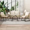 Yaheetech 4-tlg. Gartenmöbel-Set aus Polyrattan, 2-Sitzer & Produktbild-Vorschau 2