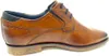 Side view of a brown leather shoe. Produktbild-Vorschau