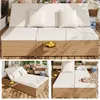 Flieks divano da giardino in rattan con schienale Anteprima dell’immagine prodotto 6