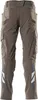 The back view of a pair of brown work pants with cargo pockets and reflective detailing on the lower legs. Anteprima dell’immagine prodotto