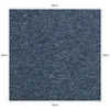 MonsterShop - 20 piastrelle di moquette autoposanti 50 x 50 Anteprima dell’immagine prodotto 7