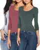 ONLY 3er-Set Damen Longsleeve Slim Fit Langarmshirt mit Produktbild-Vorschau 1