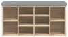 vidaXL Lavice na boty Sonoma dub 102x32x50 cm Materiál na Náhled obrázku produktu 3