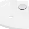 LuxeBath wastafel, opzetwastafel, driehoekig, 69x46x13 cm, Productafbeelding-voorbeeld 5