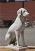 Schöner Hund aus Steinguss perfekt für den Garten die Produktbild-Vorschau 2