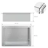 LuxeBath Nicchia da parete in acciaio inox, 20x30x10 cm, Anteprima dell’immagine prodotto 6