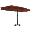 Maison Exclusive - Parasol avec mât en aluminium 460 x 270 Voir les images du produit 4