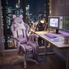 Gaming Stuhl mit Lendenwirbelstütze und Fußstütze 150kg, Produktbild-Vorschau 2