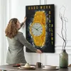 Uhr HARD WORK Motivation Wandbild Leinwandbild Kunst XXL Produktbild-Vorschau 3