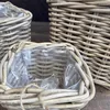 Rattan Pflanzkorb Set 3 Stück Natur – Übertopf / Blumentopf Produktbild-Vorschau 11