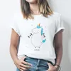Mr. & Mrs. Panda Tshirt Einhorn Fitness - Weiß - Geschenk, Produktbild-Vorschau 3