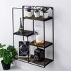 Skye Decor, Lotus, Wandregal, Schwarz, 100 % FICHTENHOLZ, Produktbild-Vorschau 1