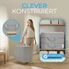 ELONEO Klappmatratze, Gästematratze, 3-teilige Produktbild-Vorschau 4