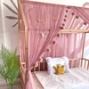 Hausbett Himmel Betthimmel altrosa für Kinderbett Produktbild-Vorschau 4
