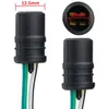 2 x T10 W5W Gummi Fassung schwarz + Kabel Produktbild-Vorschau 1