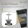 HAGO24 Einbauspüle 68x45cm Edelstahl Küchenspüle Spülbecken Produktbild-Vorschau 5