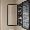 SoBuy Wandvitrine FSB113-H-DG: Offene Glastür und mehrere Ebenen mit Sammlermodellen von Autos Anteprima dell’immagine prodotto