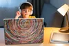 MuchoWow® Laptop Aufkleber Sticker Cover Kreis - Farben - Produktbild-Vorschau 3