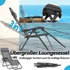 UISEBRT 2 Stück Hellgrau Faltbarer Liegestuhl, Strandstuhl, Produktbild-Vorschau 3