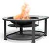 A fire pit with flames on a white background. Produktbild-Vorschau