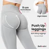 Bellivalini Sport Leggings Damen High Waist Push Up Scrunch Produktbild-Vorschau 3