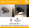 Paulmann Solární LED stínítka Lesly Detektor pohybu řízený Náhled obrázku produktu 4
