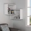 Skye Decor, Ring - White, półki ścienne, biały, płyta Podgląd zdjęcia produktu 1