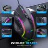 INF Mouse da gioco RGB cablato: ABS, 13x8.2x4.1cm, 12 Anteprima dell’immagine prodotto 8