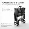 BigDean Bollerwagen faltbar bis 80kg Grau/Schwarz | Produktbild-Vorschau 4
