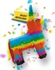 Piñata bunter Esel 41 x 55 cm Partyspiele Kinder Geburtstag Produktbild-Vorschau 2