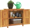 vidaXL Armoire de jardin 75x35x70 cm en bois massif Voir les images du produit 6