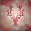 ARTland Leinwandbild Rosa glitzerndes Reh Größe: 40x40 cm Produktbild-Vorschau 1