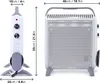Duronic HV180 Elektroheizung, Konvektor Heizkörper, flaches Produktbild-Vorschau 2
